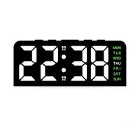 Innovative LED Alarm Clock Featuring Voice Activation & Multifunctional Use in a Chic Design Package (B)