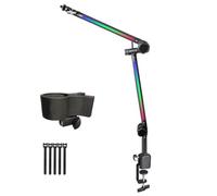 Innovative LED Mic Stand With Adjustable Angle Height 3/8in 5/8in Thread
