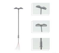 Innovative Lighting Solution Five Piece LED Street Lamp Set Tailored for Z Scale Models