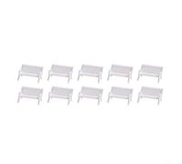 Innovative Mini Bench Designs Perfectly Crafted for Dollhouses, Available in Packs of Ten or One Hundred Pieces (S 10PCS)