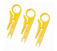Innovative Mini Cable Stripping Tools Designed to Simplify The Process of Punching Down Wires (Yellow)