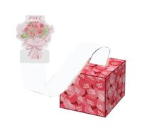 Innovative Money Pulling Gift Box for Surprise Cash Extraction in Birthday Parties and Wedding Celebration Quick Assemble