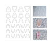 Innovative Nails Stickers Stencils Decals for Personalizing Looks Quick Setups Vibranted Colors Safe for Daily Use Vibranted