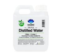 Innovative Naturopathics Ultra Pure Steam Distilled Water - 1100ml, 100% Pure H2O for Consumption & Personal Care