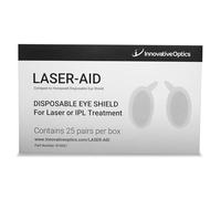 Innovative Optics Laser-Aid Disposable Eye Shields - Precision Protection for Medical Lasers | Easy Application, Comfortable Fit | Includes 25 Pairs for Extended Usage and Hygienic Safety