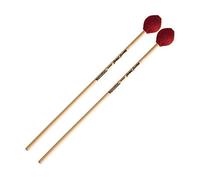 Innovative Percussion IP2006 James Ancona Series Medium Hard Vibraphone/Marimba Mallets, Red Cord Rattan