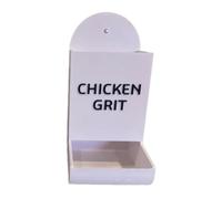 Innovative Poultry Feeder - Chick Grit Dispenser Unit, Practical Chicken Coop Accessories, Robust Construction, Clean Feeding Support, Easy Installation and Maintenance | For Colleagues from the UK