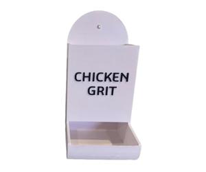 Innovative Poultry Feeder - Chick Grit Dispenser Unit, Practical Chicken Coop Accessories, Robust Construction, Clean Feeding Support, Easy Installation and Maintenance | For Colleagues from the UK