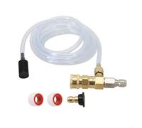 Innovative Pressure Washer Soap Injector System with a 10ft Tube and Essential Accessories for Effortless Cleaning Solutions