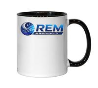 Innovative Research Facility Logo Design Ceramic Tea Coffee Mug Black