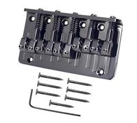 Innovative Saddle Design Replace Your Old Electric Guitar's Alloy Bass Bridges Now (Black)