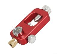 Innovative Scuba Diving Tank Refill Adapter with Ergonomic Gauge and Hose for Oxygen Cylinder Built to Last (Yellow (Red (Psi dial))