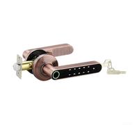 Innovative Security Solution Multi Access Electronic Door Lock Designed to Protect Your Valuables Effectively (Red bronze)