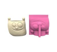 Innovative Silicone Pots Hand-Making Planter Molds Monsters Shape Flower Vase Molds for Arts and Craft Enthusiasts Gardening Pots Craft Mold