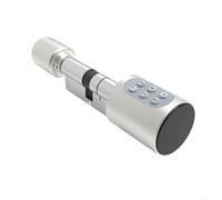 Innovative Smart Electronic Door Lock Keyless Entry with Advanced Biometric Technology (Silver)