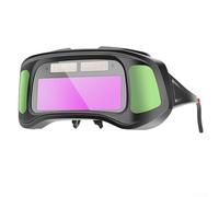 Innovative Solar Powered Auto Darkening Glasses Delivering Exceptional Protection against Bright Light Flashes during Operation (true)