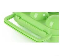 Innovative Stackable Design of the 12 Cavity Egg Holder Enhances Kitchen Efficiency (Orange)