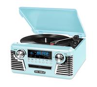Innovative Technology Victrola Retro Record Player Teal