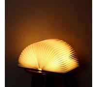 Innovative USB Charging Book S Lamp LED Folding Book Light Desk DecorRed with Beautifully Ornaments. Their Design to Vibr F Book LightBook LampNight LightHome DecorLED Night