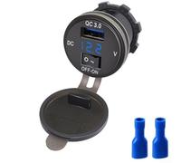 Innovative USB Charging Solution for Vehicles Quick Charge Capability & Integrated Voltmeter Functionality