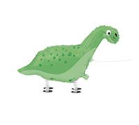 Innovative Walking Pet Dinosaur Foil Balloon - Lifelike Green Jurassic Adventure Companion - Perfect for Prehistoric-Themed Parties & Gifts - 1 Pc