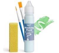 INNOVAYOU Blue Masking Fluid for Watercolor Painting 30ml, Resistant Ink and Pouring Paint, Watercolor Masking Fluid Keeps Areas Colorless and Edges Sharp