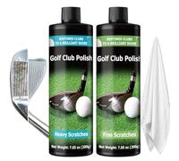INNOVAYOU Golf Club Polish 14.1oz, Remove Scuffs and Scratches Golf Club Polishing Kit, Polish Kit Suitable for Metal, Zinc, Aluminum & Steel Clubs