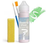 INNOVAYOU Red Masking Fluid for Watercolour Painting 60ml, Fast-Drying, Easy Peel, Watercolor Masking Fluid Prevent staining Keeps Areas Colorless