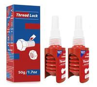 INNOVAYOU Thread Lock Red, High Strength Threadlock Anti-Rust&Loosening, Locktight Threadlock for Gap Filling and Tighten Bolts Nuts Fasteners 100ml Round Bottle