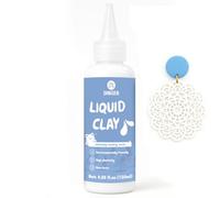 INNOVAYOU White Liquid Polymer Clay 120ml, Liquid Clay for Polymer Oven-Bake, Very Suitable for DIY Decorations, Jewelry, Toys, Household Items