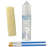 INNOVAYOU White Masking Fluid for Watercolor Painting 60ml, Resistant Ink and Pouring Paint, Watercolor Masking Fluid Keeps Areas Colorless and Edges Sharp