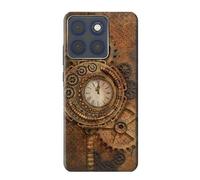 Innovedesire Clock Gear Steampunk Case Cover For Motorola Edge 70