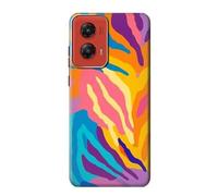 Innovedesire Colorful Zebra Pattern Case Cover For Motorola Moto G Stylus 5G (2024)
