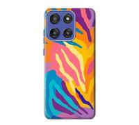 Innovedesire Colorful Zebra Pattern Case Cover For Motorola Moto G Stylus 5G (2025), Edge 60 Stylus