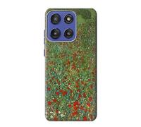 Innovedesire Gustav Klimt Poppy Field Case Cover For Motorola Moto G Stylus 5G (2025), Edge 60 Stylus