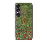 Innovedesire Gustav Klimt Poppy Field Case Cover For Sony Xperia 1 VII