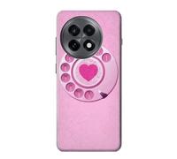 Innovedesire Pink Retro Rotary Phone Case Cover For OnePlus 13R