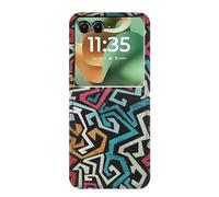 Innovedesire Pop Art Pattern PU Leather Flip Case Cover For Motorola Razr 60, Razr 2025