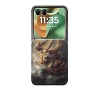 Innovedesire Rembrandt Christ in The Storm PU Leather Flip Case Cover For Motorola Razr 60, Razr 2025