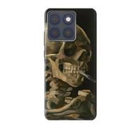 Innovedesire Vincent Vangogh Skeleton Cigarette Case Cover For Motorola Edge 70