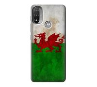 Innovedesire Wales Football Soccer Red Dragon Flag Case Cover For Motorola Moto E20,E30,E40