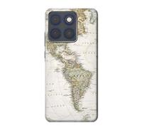 Innovedesire World Map Case Cover For Motorola Edge 70
