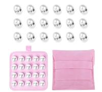 Innovess 16 Pairs Pearl Veil Weights, Strong Magnetic Double-Sided Bridal Veil Weights for Long Veils, Invisible Wedding Accessories for Outdoor Wedding Bride & Photographers