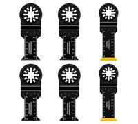 Innovess 6Pcs Starlock Multi Tool Blade, Bimetal Cutting Blades Compatible with Bosch Fein and Starlock Multitools for Cutting Metal Wood Plastic and Drywall, Long Life Professional Grade Saw Blades