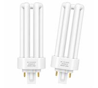 Innovess GX24Q-3 26W 4 Pin Bathroom Light Bulbs, 2pcs Compact Fluorescent Lamp, Natural White 4000K Energy Saving PLT-840 CFL Light Bulbs 3U Triple Turn CFL AC 220V Non-dimmable for Bathroom Bedroom