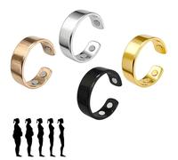 Innovess Magnetic Rings for Women,Olux Magnetic Ring,Magnet Therapy Rings,Adjustable Stainless Steel Calmi & Anxiety Ring,Anti Snoring Ring for Anxiety Reduction,Better Sleep