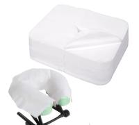 INNOVIO Disposable Face Cradle Covers 300 Count, Medical-Grade, Luxurious, Soft Nonwoven Face Cradle Covers for Massage Table & Chair, 16''*12'' Disposable Head Rest Covers