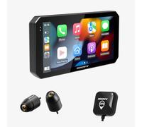 INNOVV N2 Motorbike Camera Motorcycle CarPlay, 2K Dual Dash Cam Front and Rear, 6" IPS Touch Screen, GPS, 5.8G Wi-Fi, IP67 Waterproof