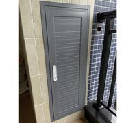 Innovz 22 24 28 30 32 36 inch Sound Insulation Large Access Door, Heavy Drywall Access Panel with Lock & Keys, Reinforced Welded Aluminum Alloy Frame(Gray,24x26in(61x66cm))