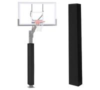 Innovz All-weather Basketball Pole Padding Outdoor, Wrap Around Foam Pole Pad, Universal Protective Pad for Mma/Martial Arts/Boxing Style Workout Pole(Black,4"x4"(10x10cm) pole)